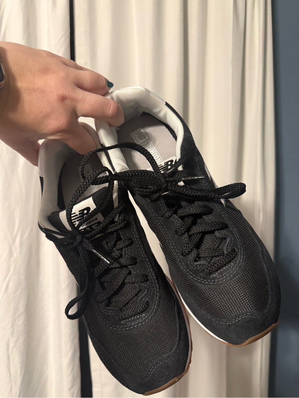New Balance Black and White Tennis Shoes